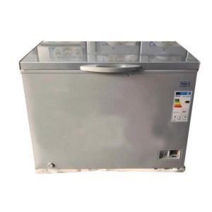 OSCAR 300L Congelateur Coffre OSC CF295S - couleur Argent- Neuf 1 an Garantie