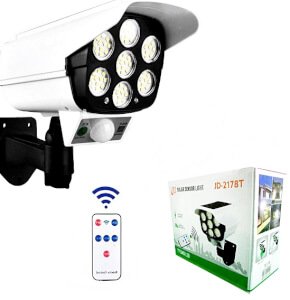 Projecteur Solaire Led- Détecteur de mouvement- Télécommande- État neuf 6mois garantie