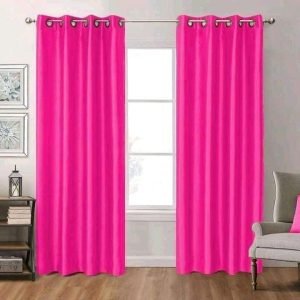 Rideaux 2 Pièces Rose bonbon