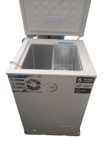 GODREZ- 120L- Congélateur Coffre couleur blanche- État Neuf 1an garantie