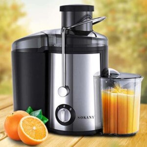 SOKANY - 800W -Extracteur de jus - Etat neuf 6 Mois Garantie