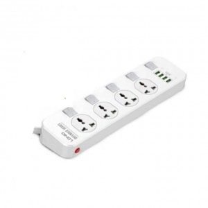 NAGU - Rallonge 4 sorties - 4 Ports USB 2A - Blanc - Neuf 1an garantie